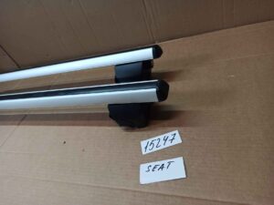 Bagażnik dachowy bazowy belki poprzeczki Seat na otwarte relingi