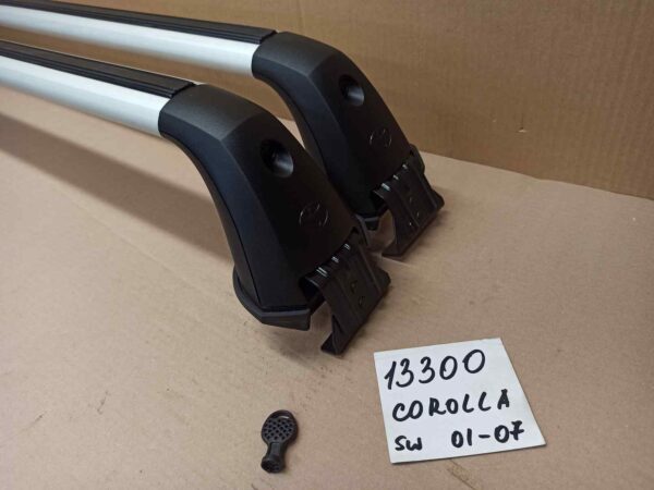 Bagażnik dachowy bazowy belki poprzeczki Toyota Corolla kombi na zwykly dach 2006-2013