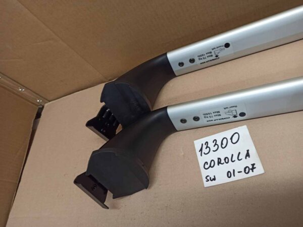 Bagażnik dachowy bazowy belki poprzeczki Toyota Corolla kombi na zwykly dach 2006-2013