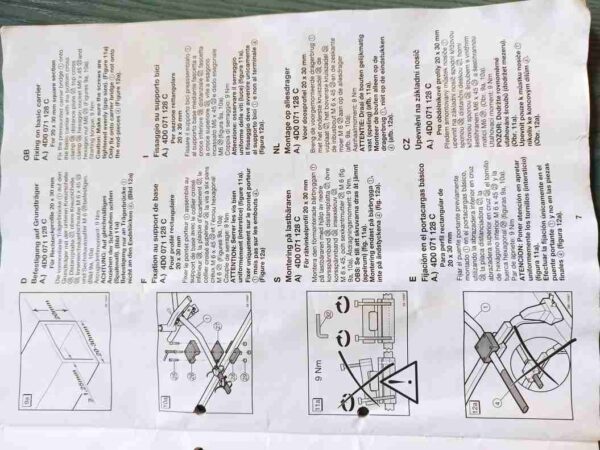 Uchwyt bagażnik rowerowy Votex