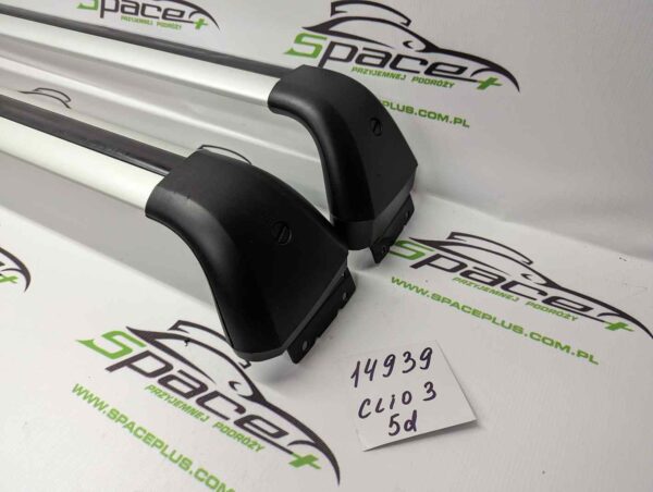 Bagażnik dachowy bazowy belki poprzeczki Renault Clio 3, 5 drzwi