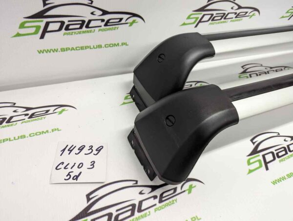 Bagażnik dachowy bazowy belki poprzeczki Renault Clio 3, 5 drzwi