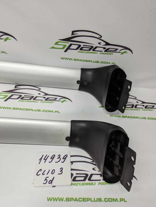 Bagażnik dachowy bazowy belki poprzeczki Renault Clio 3, 5 drzwi