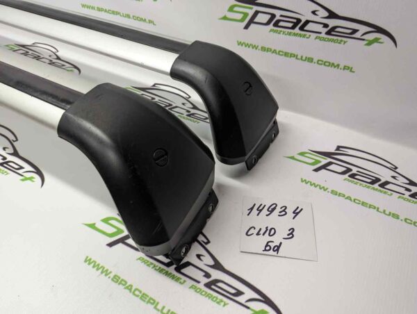 Bagażnik dachowy bazowy belki poprzeczki Renault Clio 3, 5 drzwi