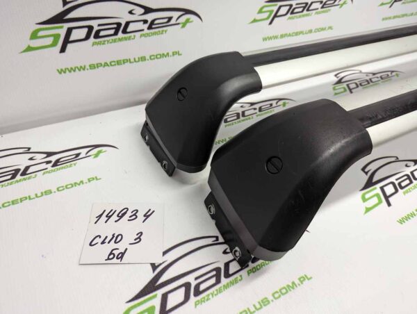 Bagażnik dachowy bazowy belki poprzeczki Renault Clio 3, 5 drzwi