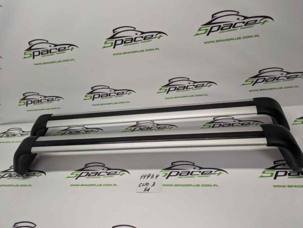 Bagażnik dachowy bazowy belki poprzeczki Renault Clio 3, 5 drzwi