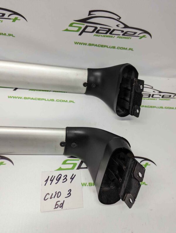 Bagażnik dachowy bazowy belki poprzeczki Renault Clio 3, 5 drzwi