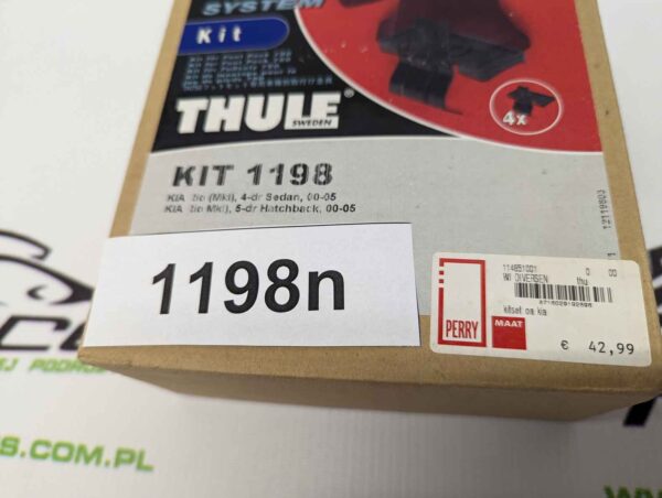 Thule kit 1198 lub 141198 kit dopasowujący