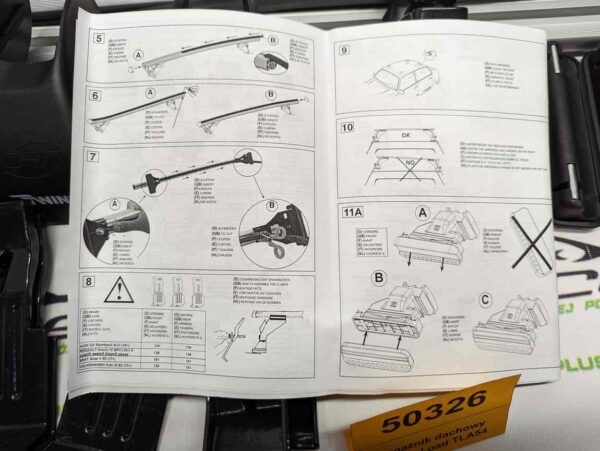 Bagażnik dachowy bazowy Twinny Load TLA54