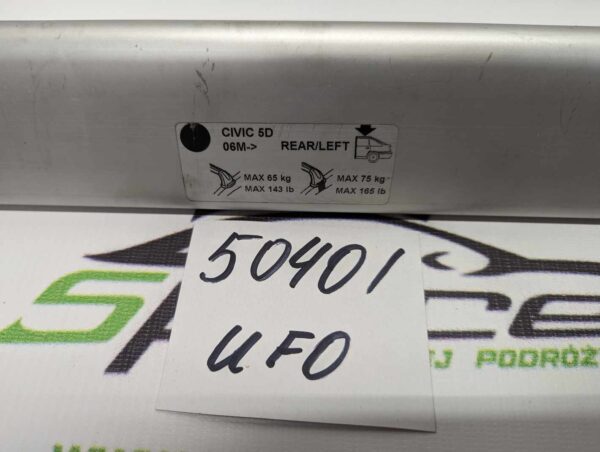 PXL_20240108_083801935_scaled.jpg Bagażnik dachowy bazowy belki poprzeczki Honda Civic 8 hatchback