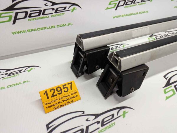 PXL_20240117_183342655_scaled.jpg Bagażnik dachowy bazowy belki poprzeczki Volkswagen Golf plus 09-14 5M0860019B / 5M0071151A