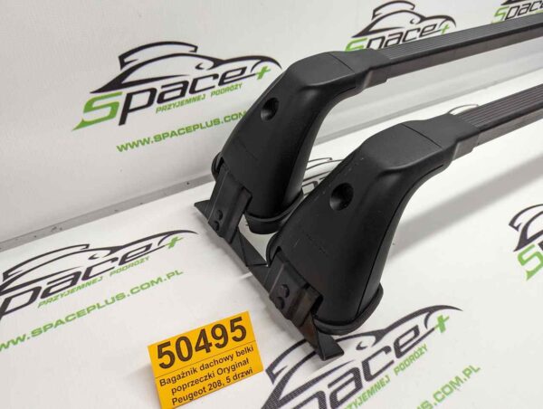 Bagażnik dachowy bazowy belki poprzeczki Oryginał Peugeot 208, 5 drzwi