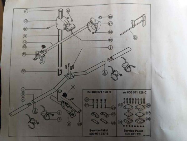 Uchwyt bagażnik rowerowy Votex