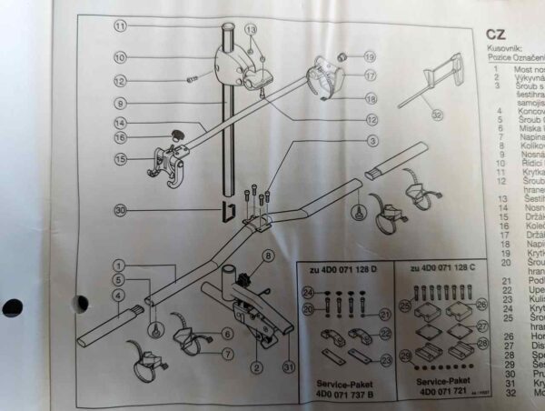Uchwyt bagażnik rowerowy Votex