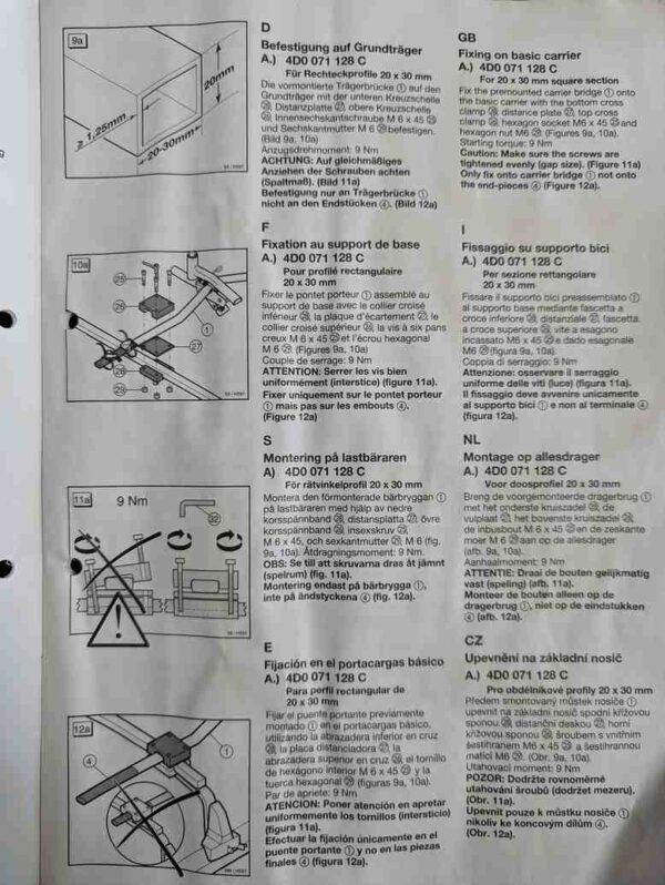 Uchwyt bagażnik rowerowy Votex