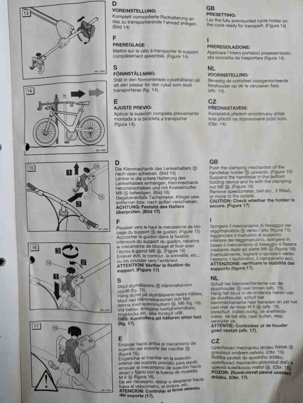 Uchwyt bagażnik rowerowy Votex