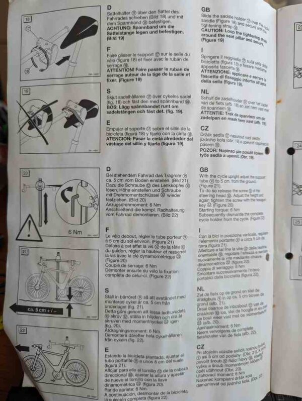 Uchwyt bagażnik rowerowy Votex