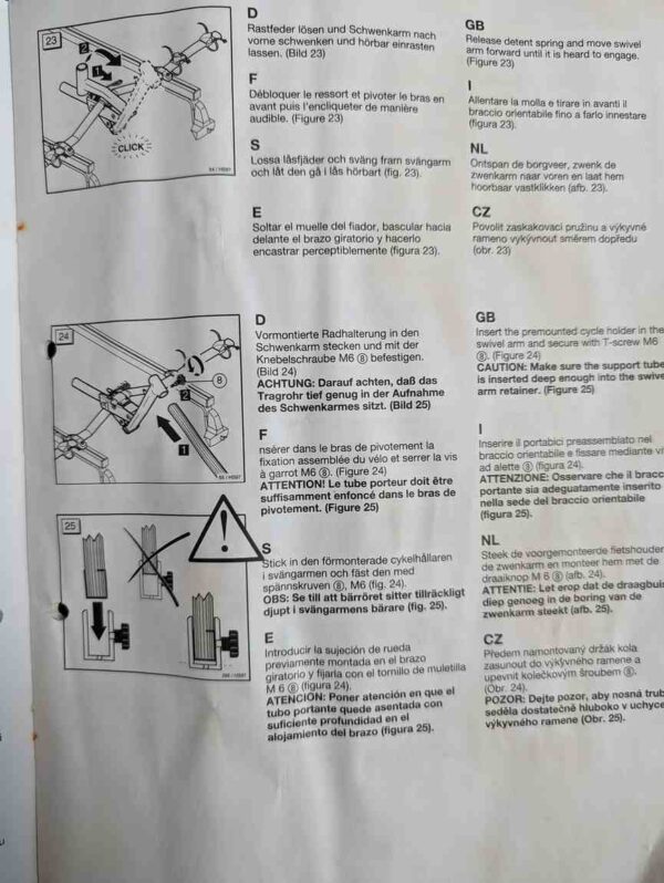 Uchwyt bagażnik rowerowy Votex