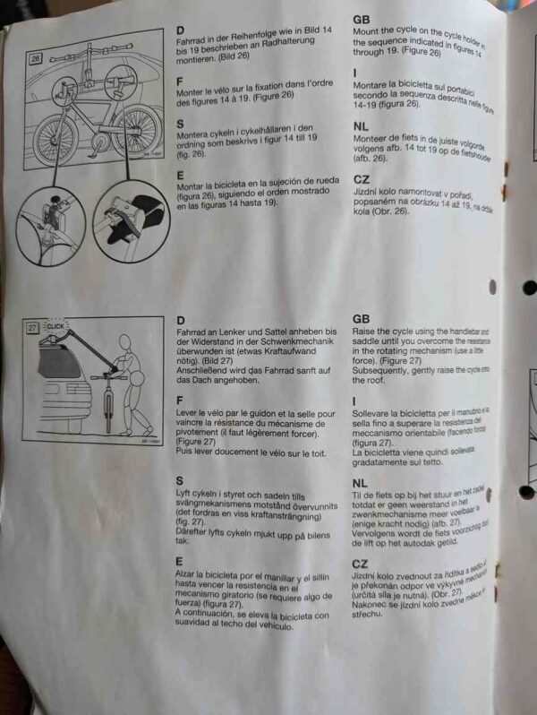 Uchwyt bagażnik rowerowy Votex