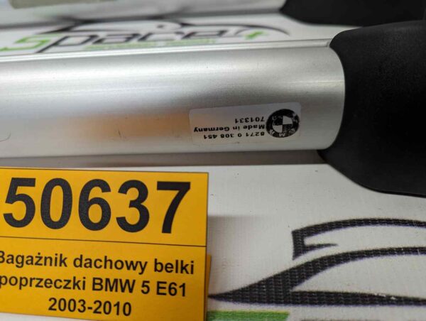 PXL_20240404_063254074_scaled.jpg Bagażnik dachowy bazowy belki poprzeczki BMW 5 E61 2003-2010