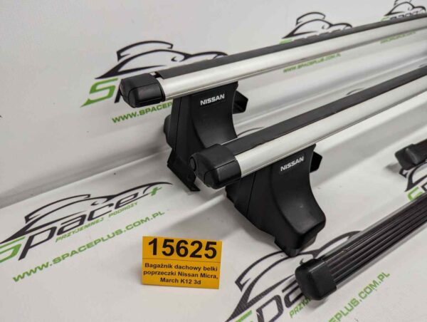 Bagażnik dachowy bazowy belki poprzeczki Nissan Micra, March K12 3d