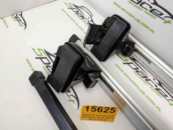 Bagażnik dachowy bazowy belki poprzeczki Nissan Micra, March K12 3d