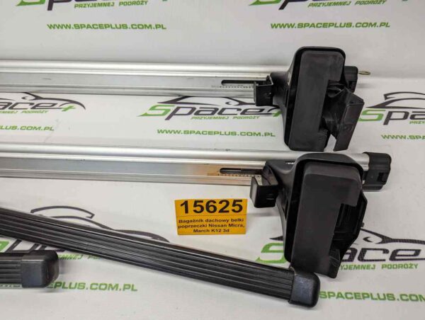 Bagażnik dachowy bazowy belki poprzeczki Nissan Micra, March K12 3d