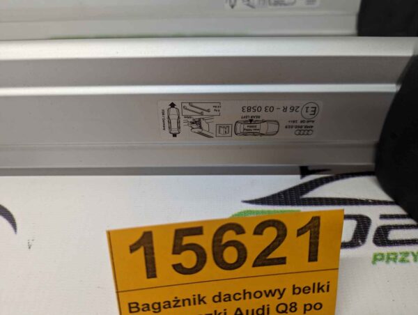 PXL_20240419_155024480_scaled.jpg Bagażnik dachowy bazowy belki poprzeczki Audi Q8 po 2018