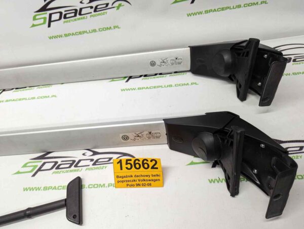 Bagażnik dachowy bazowy belki poprzeczki Volkswagen Polo 5 9N 02-09