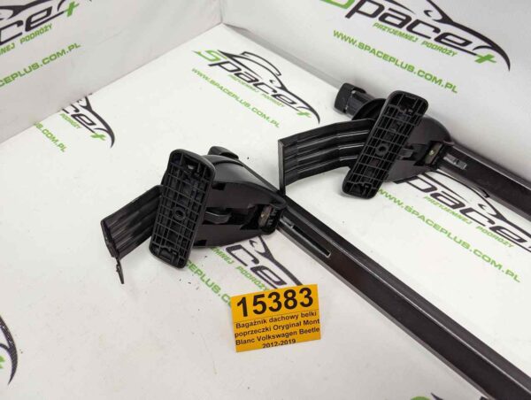 Bagażnik dachowy bazowy belki poprzeczki Oryginał Mont Blanc Volkswagen Beetle 2012-2019