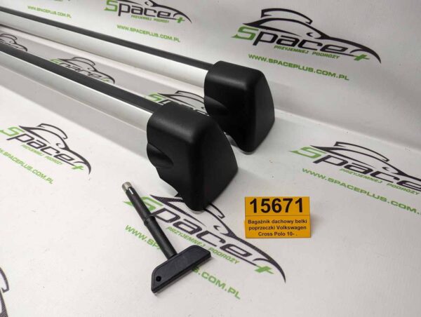 Bagażnik dachowy bazowy belki poprzeczki Volkswagen Cross Polo 10- .
