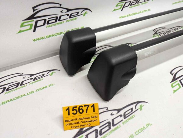 Bagażnik dachowy bazowy belki poprzeczki Volkswagen Cross Polo 10- .