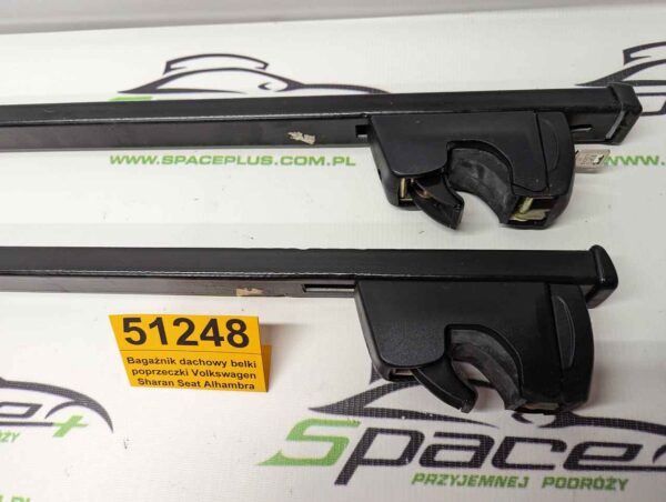 Bagażnik dachowy bazowy belki poprzeczki Volkswagen Sharan, Seat Alhambra, Ford Galaxy