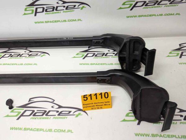 Bagażnik dachowy bazowy belki poprzeczki Nissan Micra K13 10-16