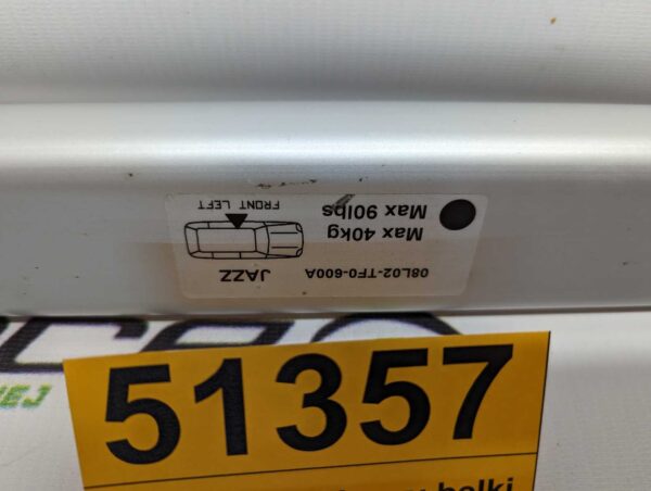 Bagażnik dachowy bazowy belki poprzeczki Honda Jazz 08-14