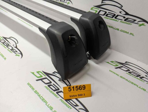 Bagażnik dachowy bazowy belki poprzeczki Oryginał Volvo S60 3