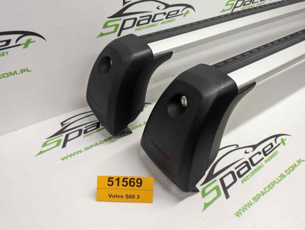 Bagażnik dachowy bazowy belki poprzeczki Oryginał Volvo S60 3