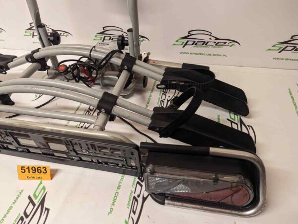 Uchwyt bagażnik rowerowy na hak na 2 rowery Eufab Jake