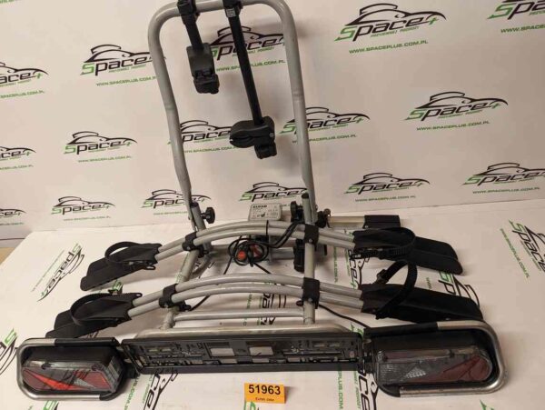 Uchwyt bagażnik rowerowy na hak na 2 rowery Eufab Jake