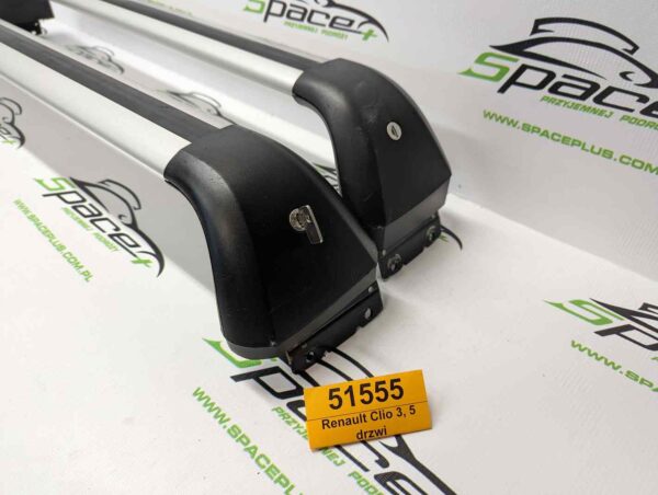 Bagażnik dachowy bazowy belki poprzeczki Renault Clio 3, 5 drzwi