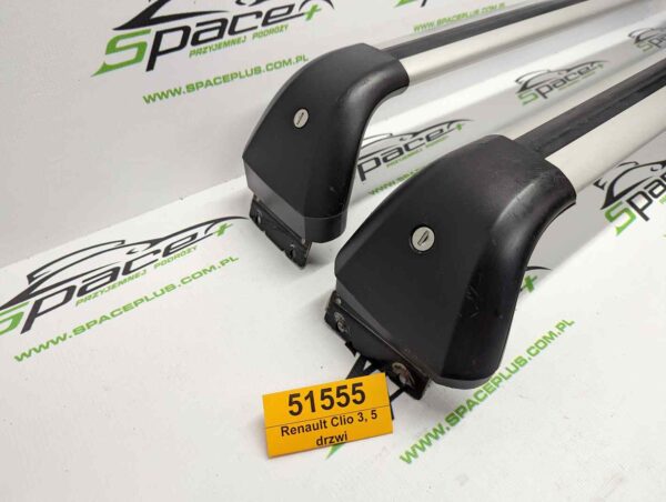 Bagażnik dachowy bazowy belki poprzeczki Renault Clio 3, 5 drzwi