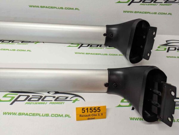 Bagażnik dachowy bazowy belki poprzeczki Renault Clio 3, 5 drzwi