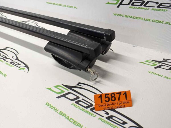 Bagażnik dachowy bazowy belki poprzeczki Dacia Duster 1 po lifcie 11/2013- 12/2017