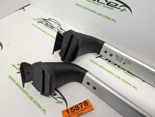 Bagażnik dachowy bazowy Oryginał belki poprzeczki Toyota Yaris 2 hatchback 5 drzwi