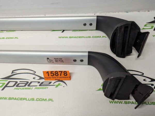 Bagażnik dachowy bazowy Oryginał belki poprzeczki Toyota Yaris 2 hatchback 5 drzwi