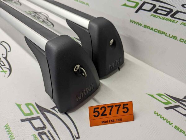 Bagażnik dachowy bazowy belki poprzeczki Mini F55, F65 na relingi