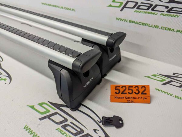 Bagażnik dachowy bazowy belki poprzeczki Nissan Qashqai J11 po 2014.