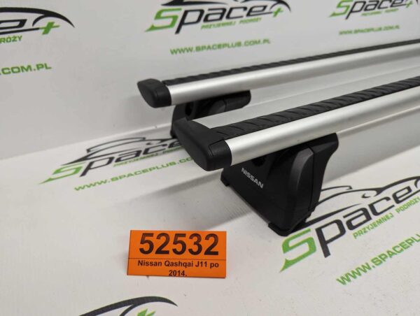 Bagażnik dachowy bazowy belki poprzeczki Nissan Qashqai J11 po 2014.