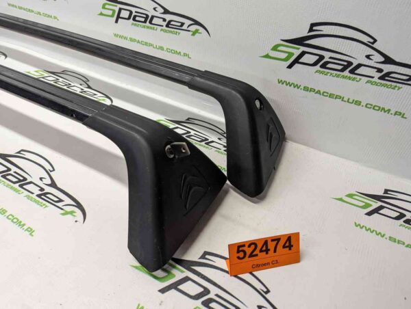 Bagażnik dachowy bazowy belki poprzeczki Citroen C3.