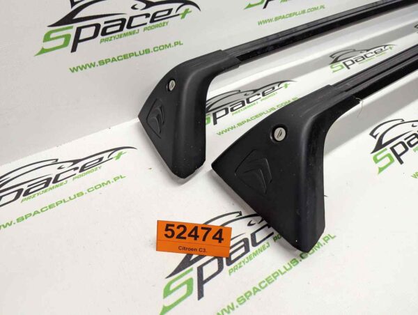 Bagażnik dachowy bazowy belki poprzeczki Citroen C3.